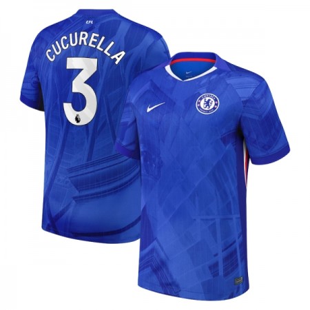 Camisolas Chelsea Cucurella 3 1º Equipamento Principal 2025-26 Manga Curta